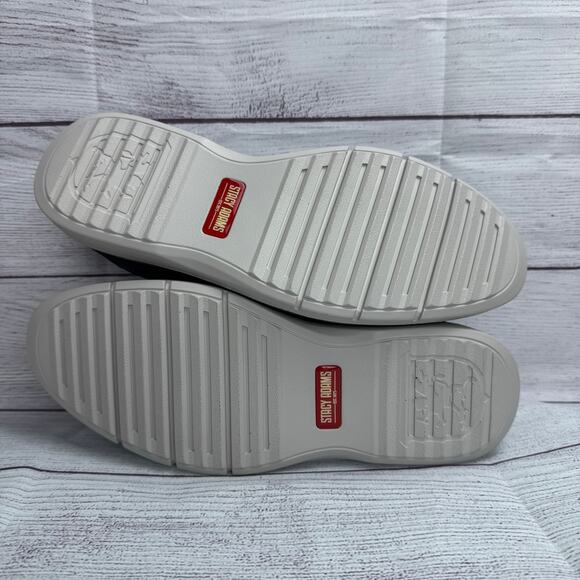 Stacy Adams Stride Navy/Marine Plain Toe Lace Up Sneaker Oxford Size 7.5M - Picture 14 of 15